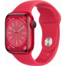 Умные часы Apple Watch Series 8 41 мм (PRODUCT)RED Aluminium Case with (PRODUCT)RED Sport Band, размер M/L