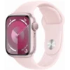 Apple Watch Series 9, 41 мм, корпус из алюминия розового цвета, спортивный ремешок нежно-розового цвета, размер S/M