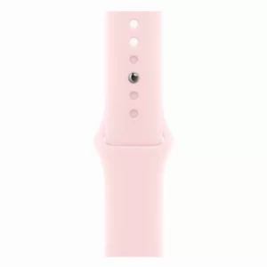 Apple Watch Series 9, 41 мм, корпус из алюминия розового цвета, спортивный ремешок нежно-розового цвета, размер M/L