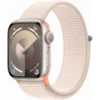 Apple Watch Series 9, 41 мм, корпус из алюминия цвета «сияющая звезда», нейлоновый ремешок цвета «сияющая звезда»