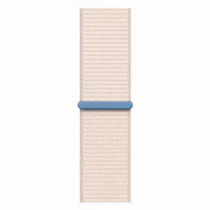 Apple Watch Series 9, 41 мм, корпус из алюминия цвета «сияющая звезда», нейлоновый ремешок цвета «сияющая звезда»