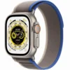 Apple Watch Ultra GPS + Cellular, 49 мм, корпус из титана, ремешок Trail синего/серого цвета, размер S/M