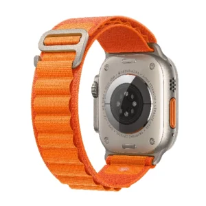 Apple Watch Ultra GPS + Cellular, 49 мм, корпус из титана, ремешок Alpine оранжевого цвета, размер L