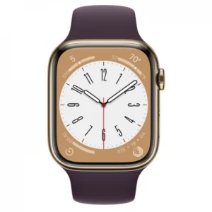 Умные часы Apple Watch Series 8 45 мм Gold Stainless Steel with Elderberry Sport Band