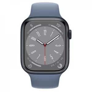 Умные часы Apple Watch Series 8 45 мм Midnight Aluminium case with Blue Sport Band