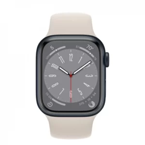 Умные часы Apple Watch Series 8 41 мм Midnight Aluminum Case with Starlight Sport Band