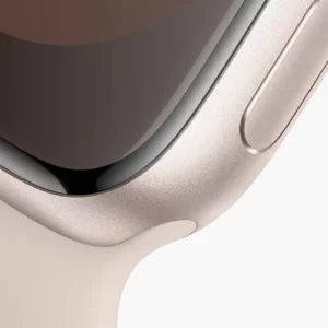 Apple Watch Series 9, 41 мм, корпус из алюминия цвета «сияющая звезда», спортивный ремешок цвета «сияющая звезда», размер M/L