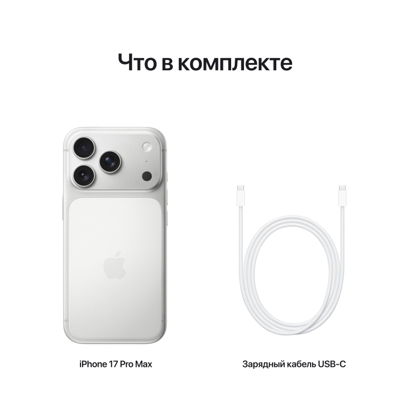 Комплект Apple iPhone 17 Pro Max 256GB Silver