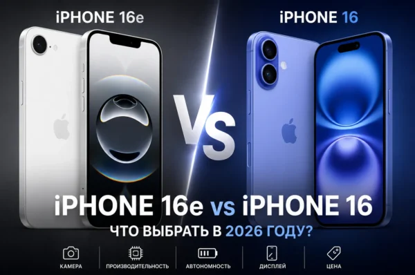 iPhone 16e или iPhone 16 — сравнение смартфонов Apple в 2026 году